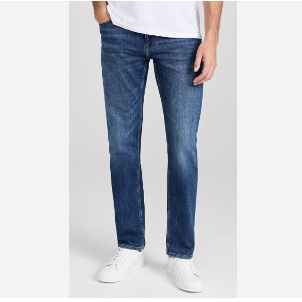 NWT FRAME L'HOMME Mens Slim Leg Jeans Mid Rise Denim Medium Wash Blue Size 29